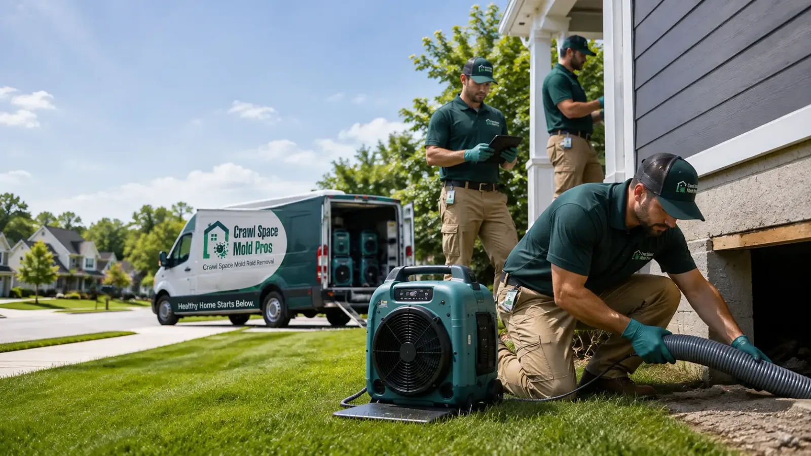 Crawl Space Mold Removal in Keller, TX